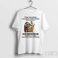 Classic Grinch Santa Cross The Reason Im Old And Wise Is Because God Protected Me T-Shirts, Hoodie, Sweatshirt