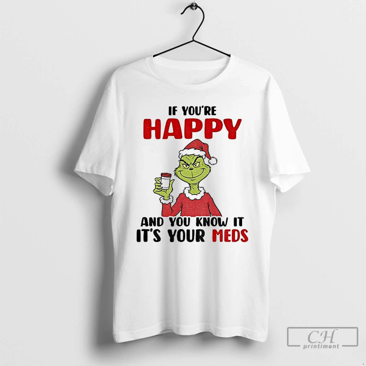 Classic Grinch Santa Im A Cranky Old Lady If You Dont Want A Sarcastic Answer T-Shirts, Hoodie, Sweatshirt | InkRitualCo.com