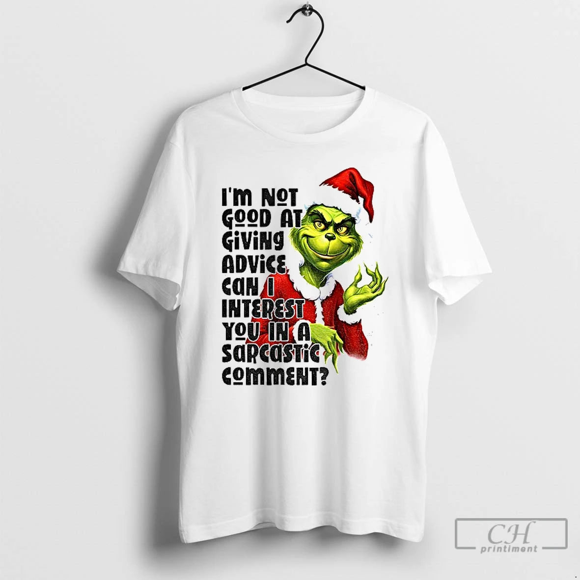 Classic Grinch Santa Im Not Good At Giving Advice Can I Interest Christmas T Shirts Hoodie, Sweatshirt | InkRitualCo.com