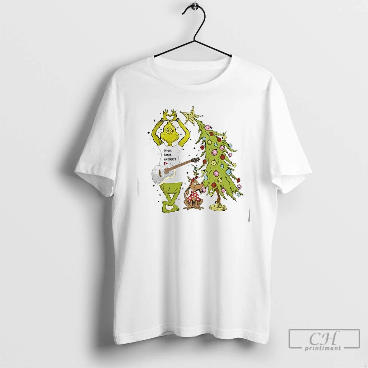 Classic Grinch Whos Santa Anyway T-Shirts, Hoodie, Sweatshirt | InkRitualCo.com