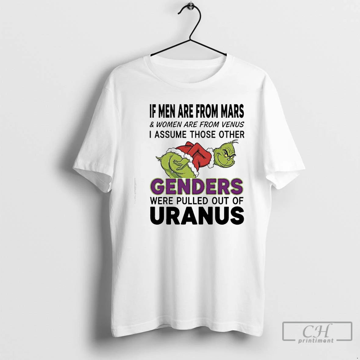 Classic Grinch Xmas I Assume Those Other Genders Were Pulled Out Of Uranus T Shirts Hoodie, Sweatshirt | InkRitualCo.com