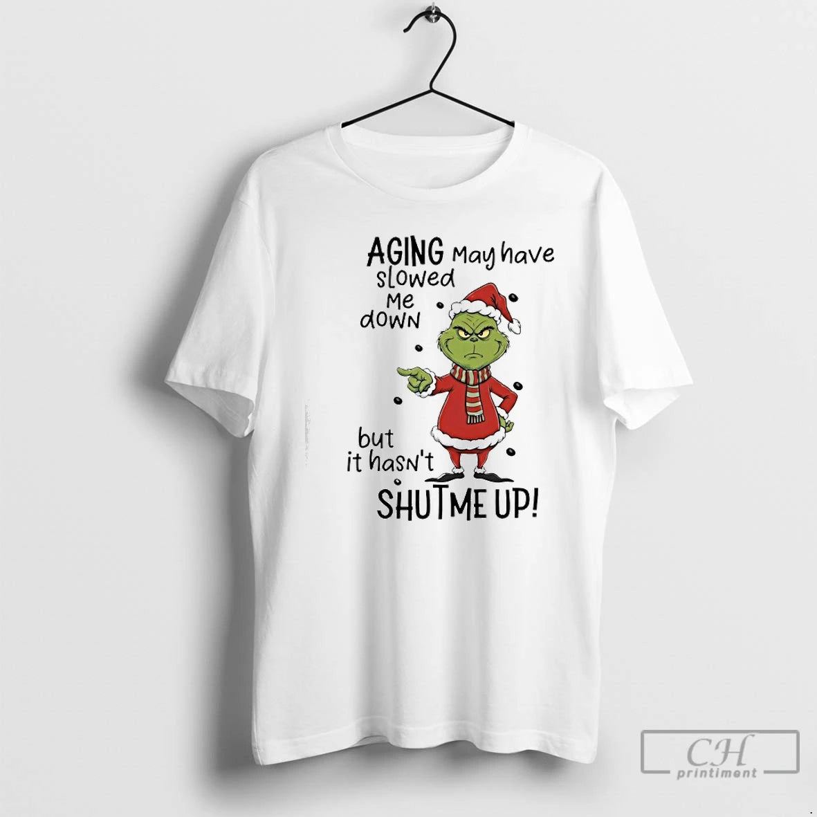 Classic Grinch Aging May Have Slowed Me Down But It Hasnt Shut Me Up T-Shirts, Hoodie, Sweatshirt | InkRitualCo.com