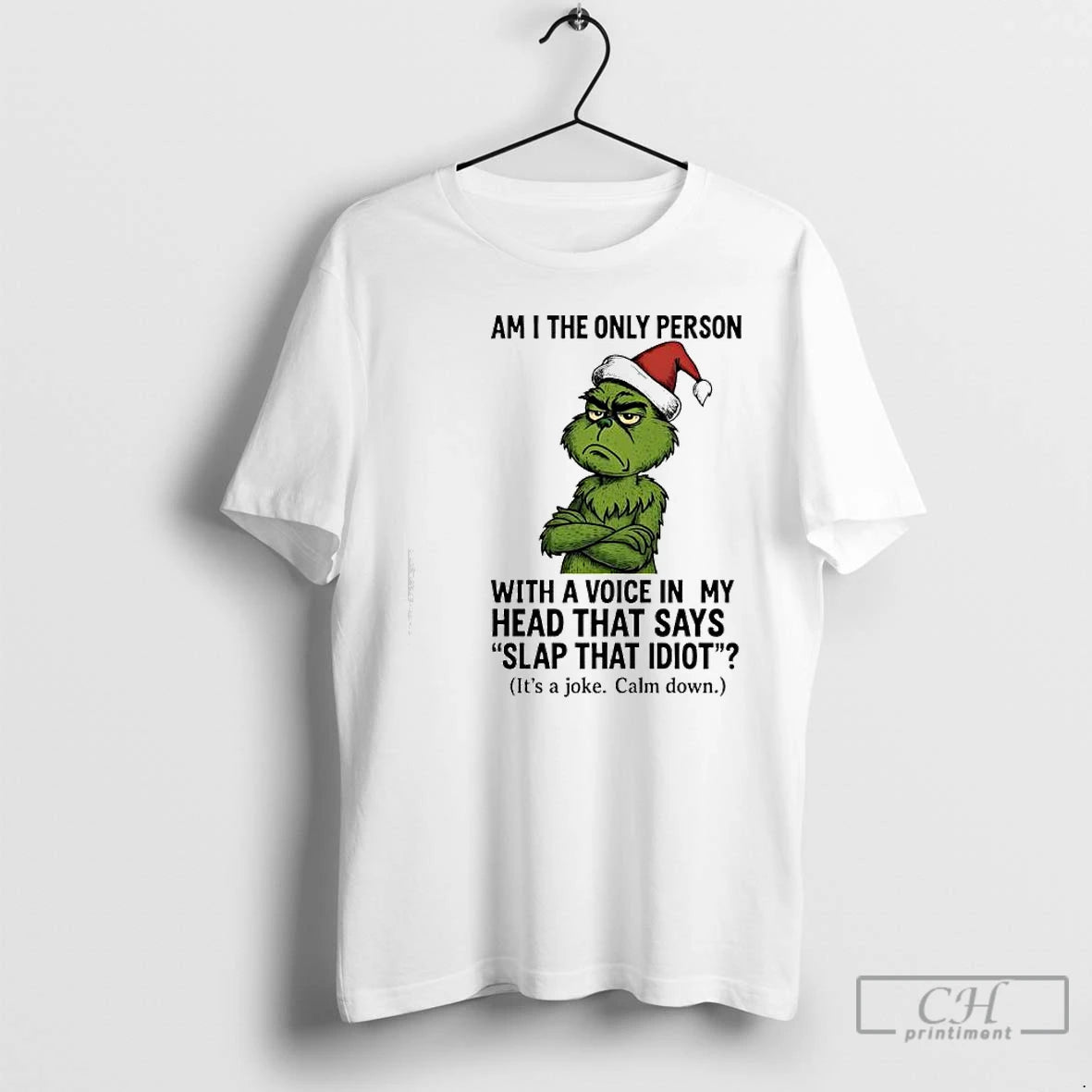 Classic Grinch Am I The Only Person With A Voice In My Head That Says T-Shirts, Hoodie, Sweatshirt | InkRitualCo.com