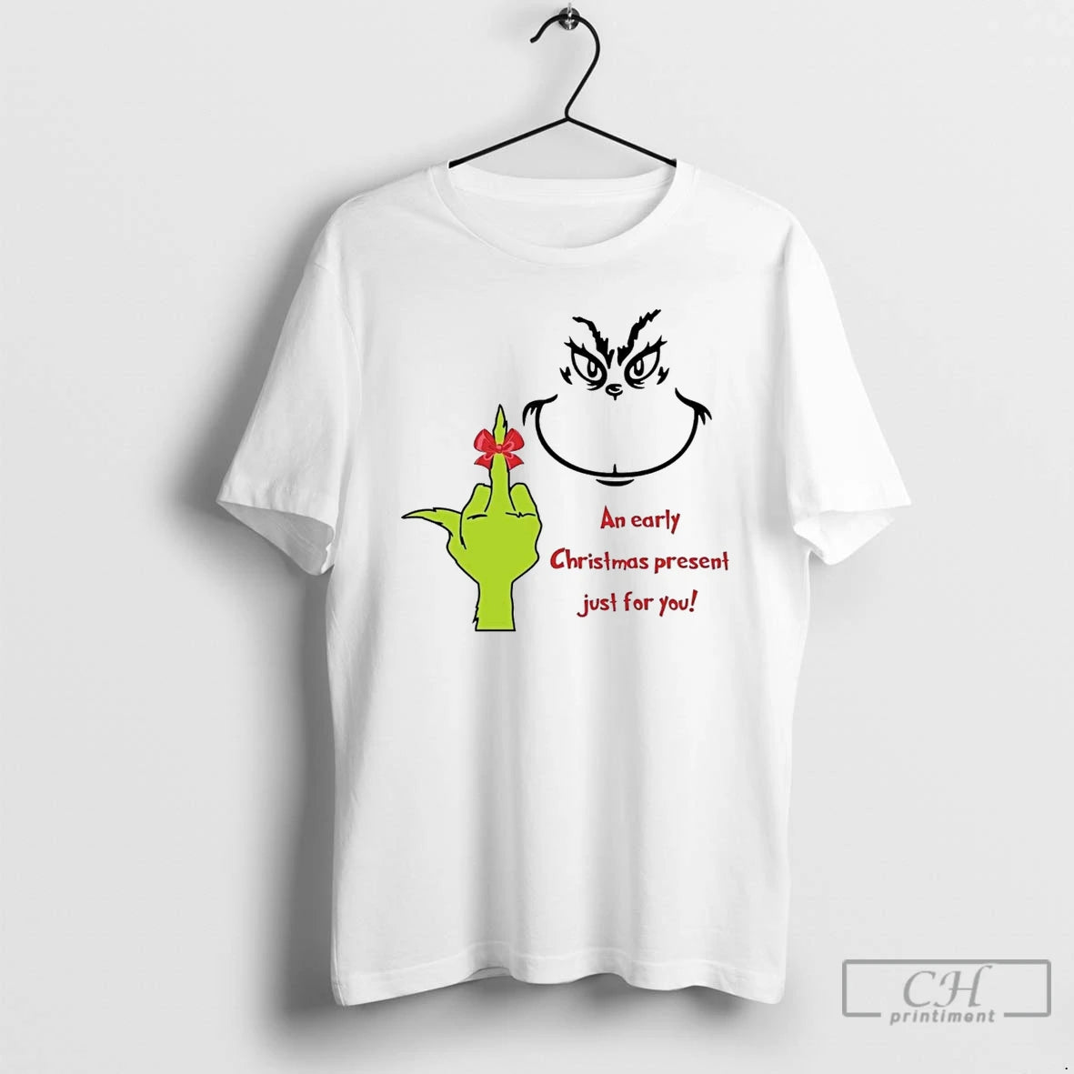 Classic Grinch An Early Christmas Present Just For You White T Shirts Hoodie, Sweatshirt | InkRitualCo.com