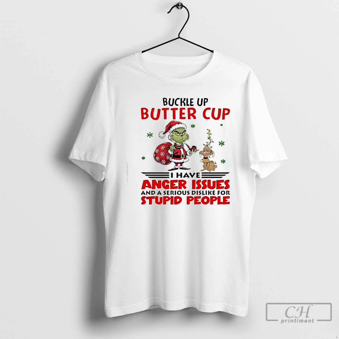 Classic Grinch And Dog Max Buckle Up Butter Cup T-Shirts, Hoodie, Sweatshirt | InkRitualCo.com