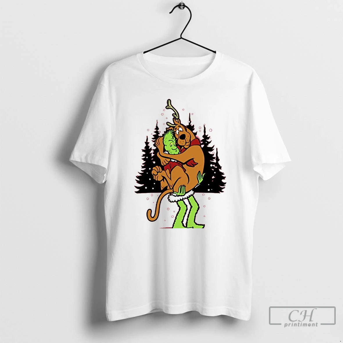 Classic Grinch And Scooby Doo Shaggy Grinch Funny Christmas White T Shirts Hoodie, Sweatshirt | InkRitualCo.com