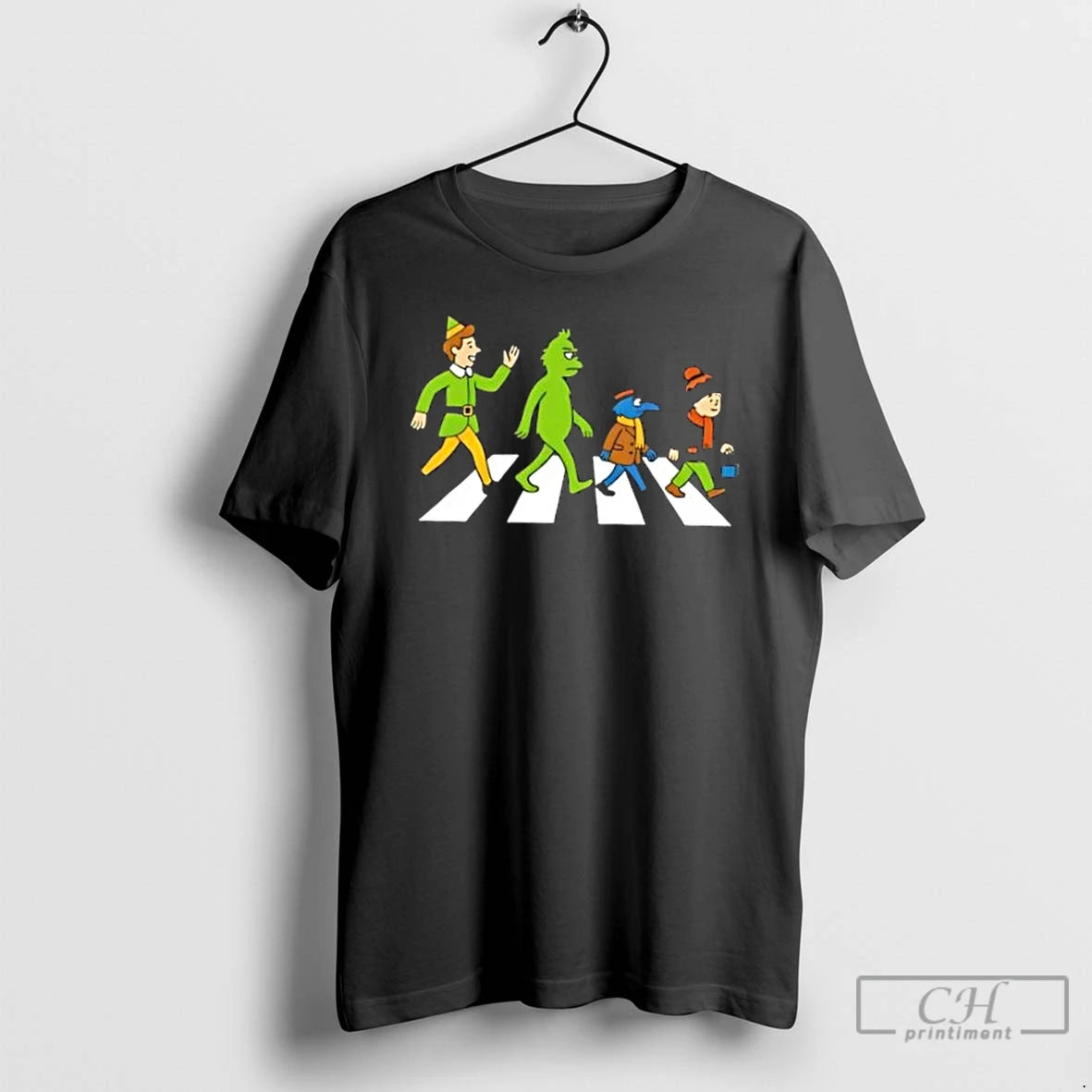 Classic Grinch And Friends Abbey Road Christmas Movie T-Shirts, Hoodie, Sweatshirt | InkRitualCo.com
