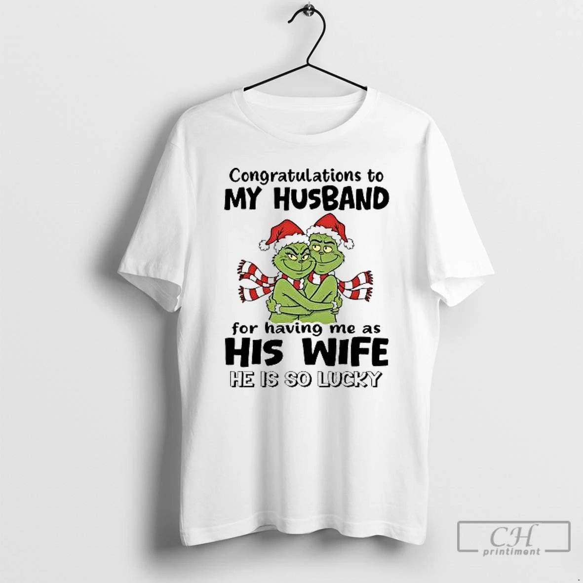 Classic Grinch Congratulations To My Husband For Having Me As His Wife T Shirts Sweater Hoodie, Sweatshirt | InkRitualCo.com