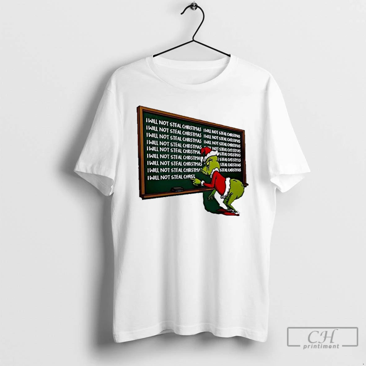 Classic Grinch Copied Punishment I Will Not Steal Christmas T-Shirts, Hoodie, Sweatshirt | InkRitualCo.com