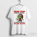 Classic Grinch Having Plans Sounds Like A Good Idea Until You Have To Put On T-Shirts, Hoodie, Sweatshirt | InkRitualCo.com