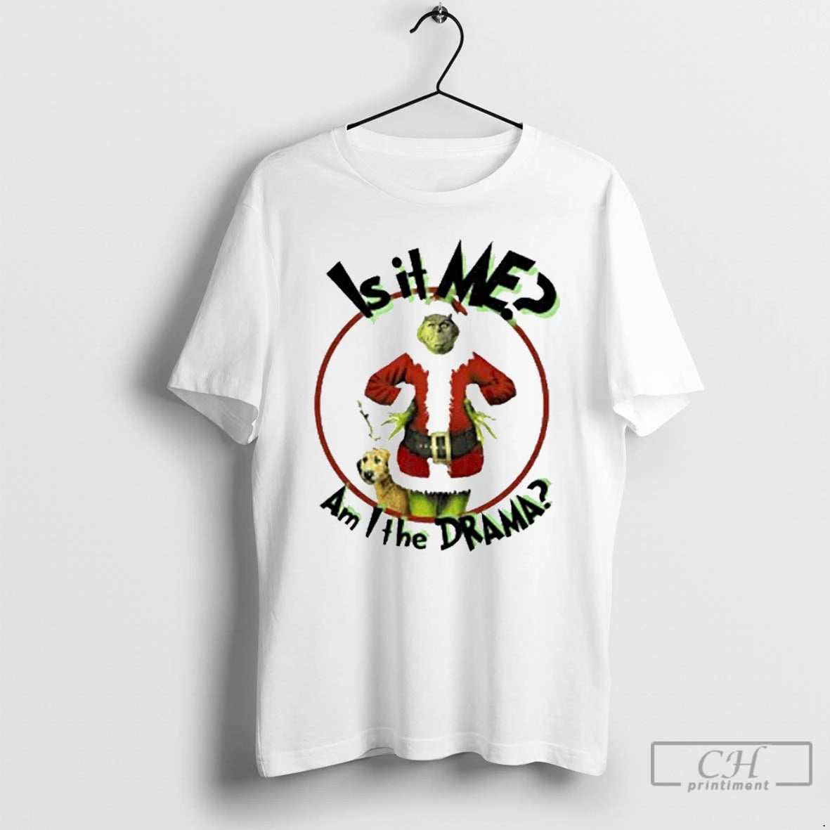 Classic Grinch Is It Me Am I The Drama Christmas White T Shirts Hoodie, Sweatshirt | InkRitualCo.com