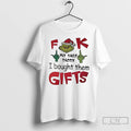 Classic Grinch Middle Finger Fuck My Baby Daddy I Bought Them Gifts Christmas T Shirts Hoodie, Sweatshirt | InkRitualCo.com