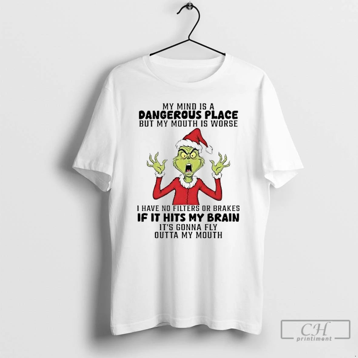 Classic Grinch My Mind Is A Dangerous Place But My Mouth Is Worse T Shirts Hoodie, Sweatshirt | InkRitualCo.com