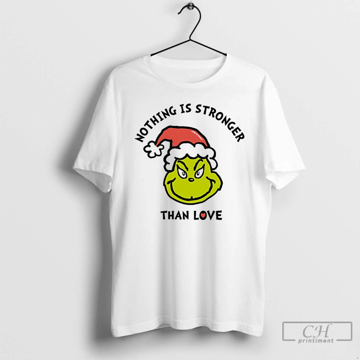 Classic Grinch Nothing Is Stronger Than Love Christmas White T Shirts Hoodie, Sweatshirt | InkRitualCo.com