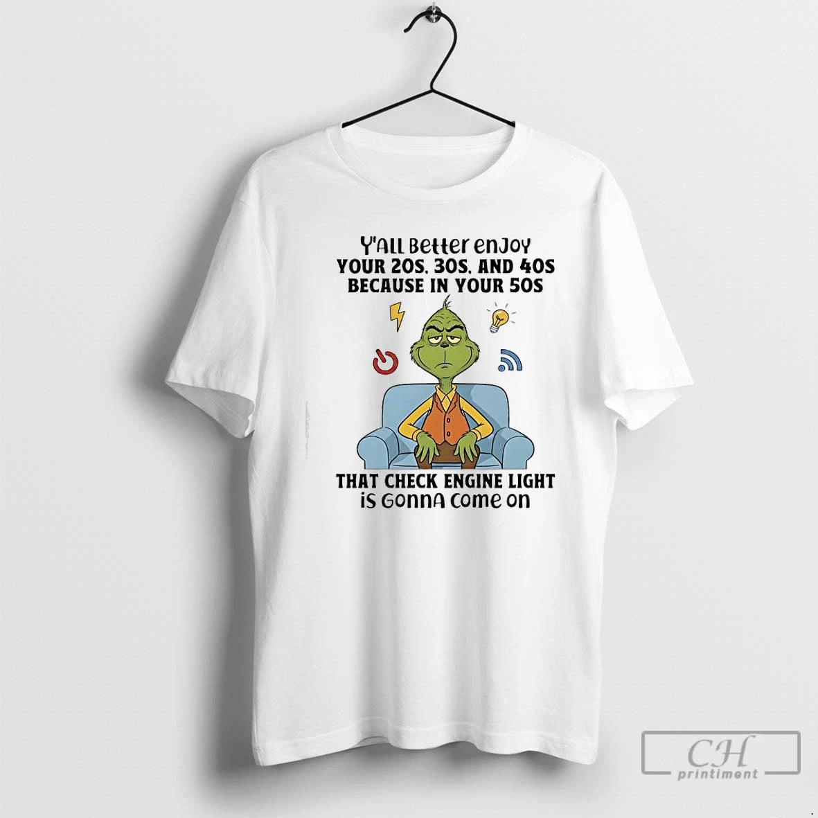 Classic Grinch That Check Engine Light Is Gonna Come On T-Shirts, Hoodie, Sweatshirt | InkRitualCo.com
