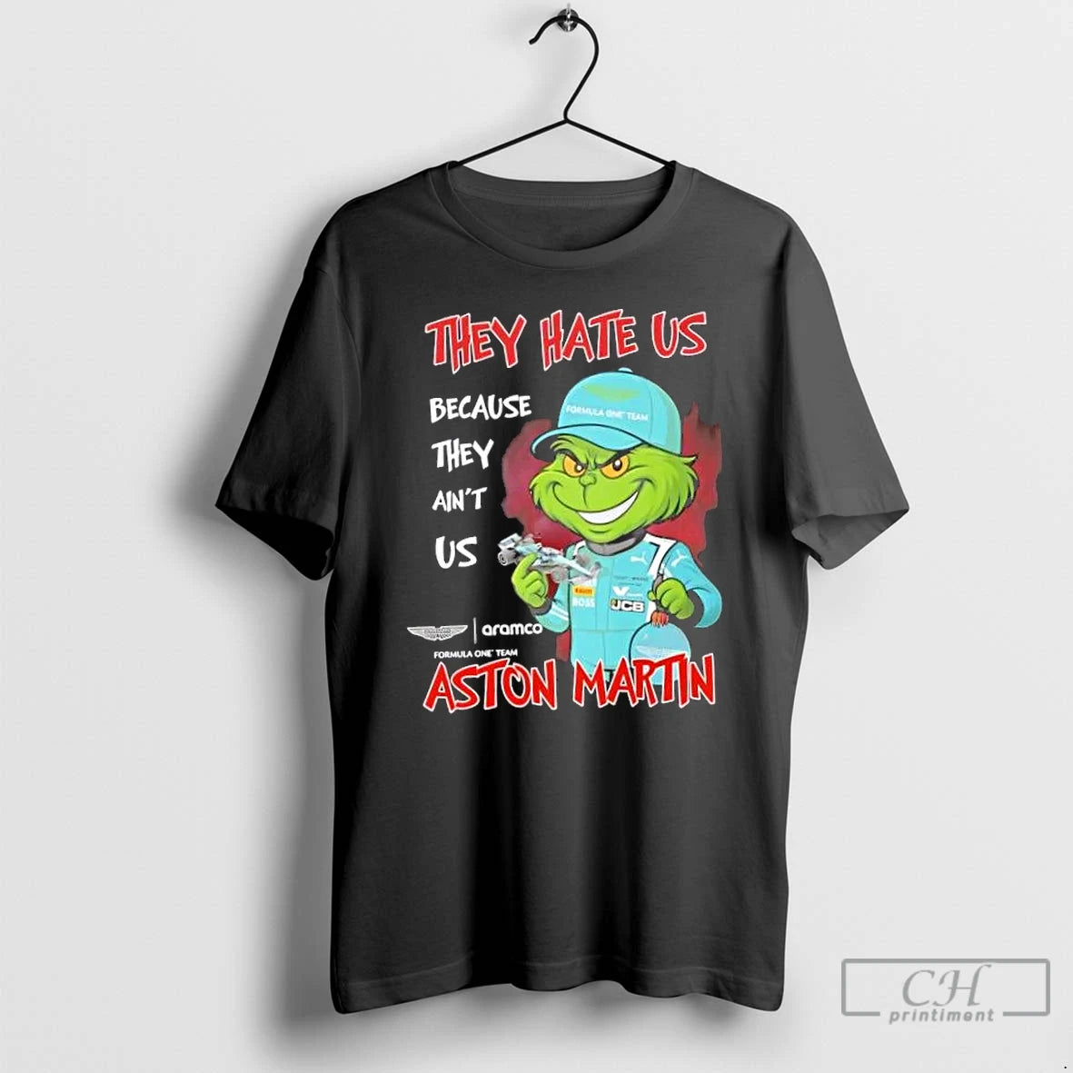 Classic Grinch They Hate Us Because They Aint Aston Martin Formula One Team T Shirts Hoodie, Sweatshirt | InkRitualCo.com