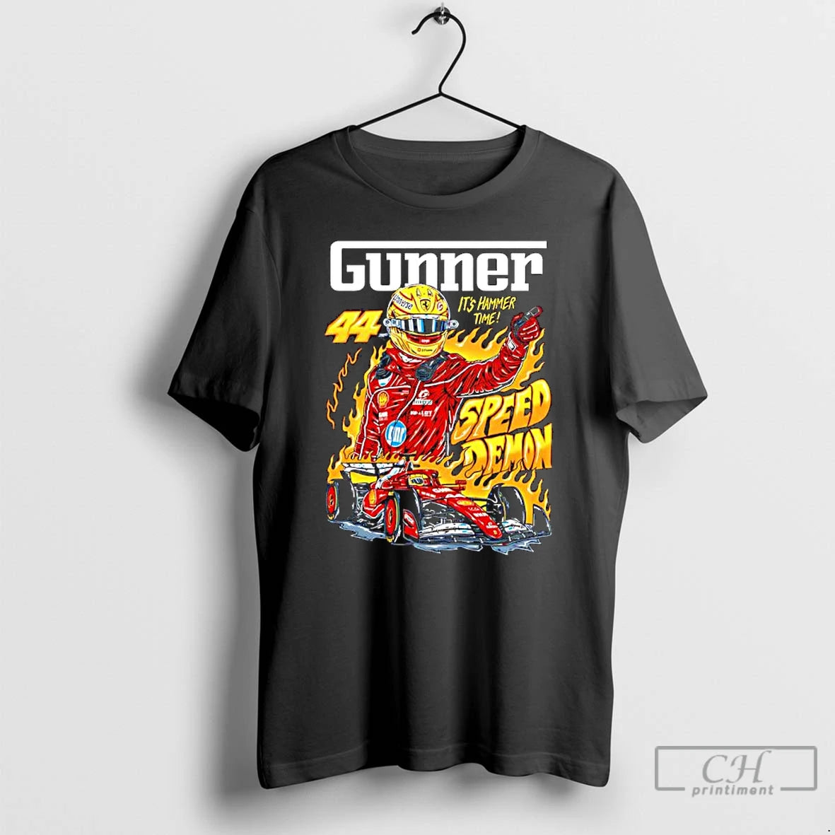 Classic Gunner Speed Demon 44 Lewis Hamilton Its Hammer Time T-Shirts, Hoodie, Sweatshirt | InkRitualCo.com