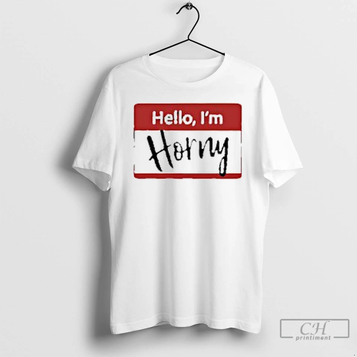 Classic Hello Im Horny Logo T-Shirts, Hoodie, Sweatshirt | InkRitualCo.com