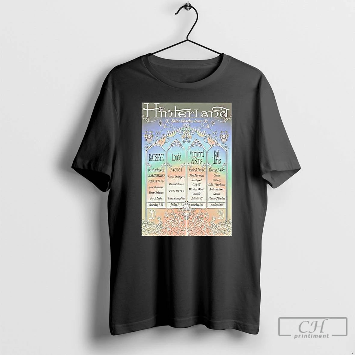 Classic Hinterland Jul 30 Aug 2 2026 Avenue Of The Saints In St Charles Iowa T-Shirts, Hoodie, Sweatshirt | InkRitualCo.com