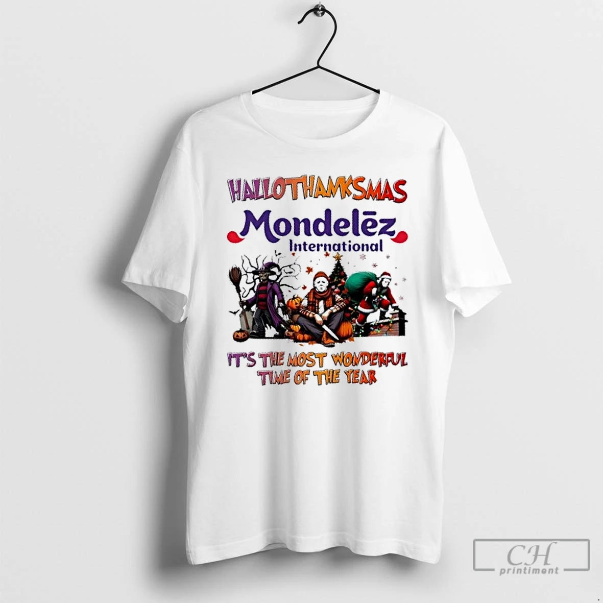 Classic Horror Movies Halloween X Mondelez International Its The Most Wonderful Time Of The Year T-Shirts, Hoodie, Sweatshirt