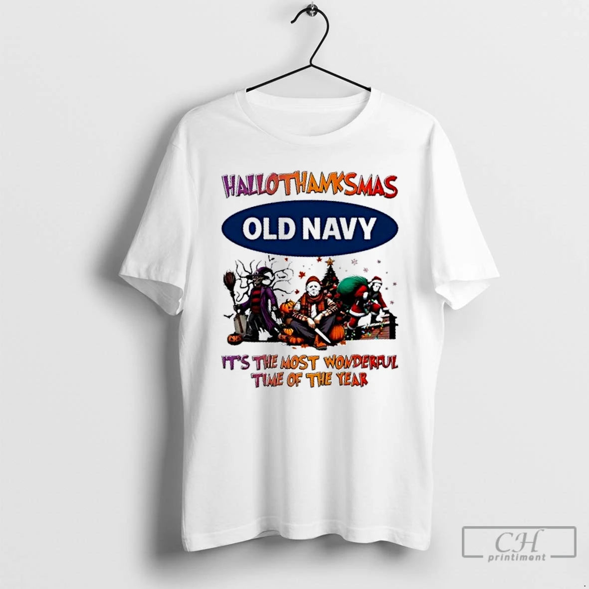 Classic Horror Movies Halloween X Old Navy Its The Most Wonderful Time Of The Year T-Shirts, Hoodie, Sweatshirt