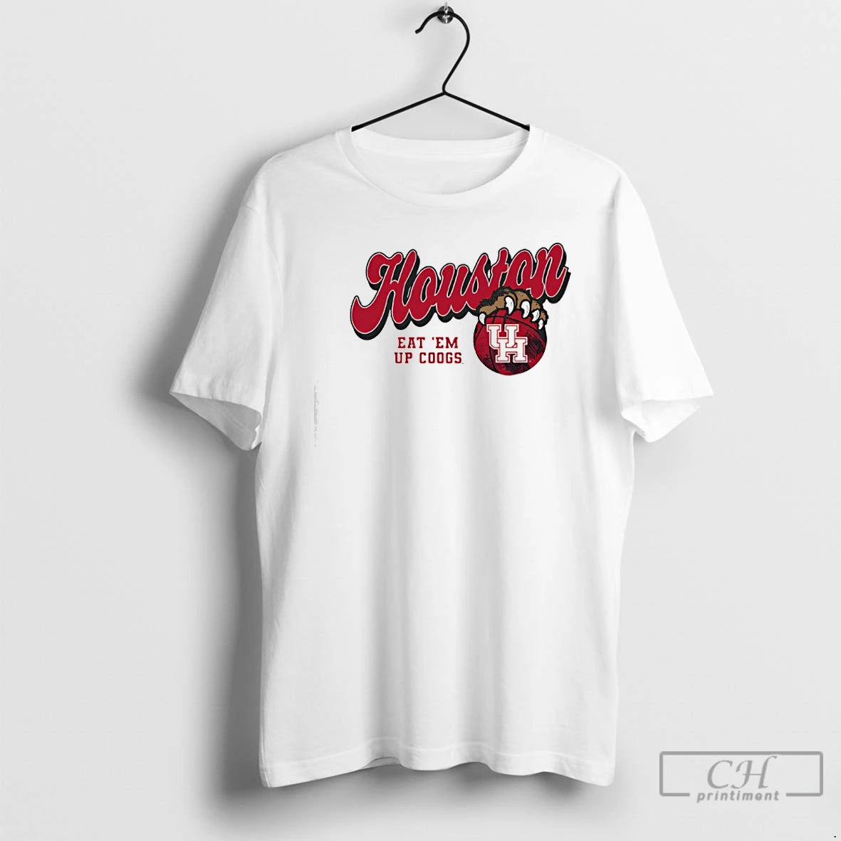 Classic Houston Cougars Claw Eat Em Up Coogs Logo T-Shirts, Hoodie, Sweatshirt | InkRitualCo.com