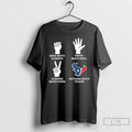 Classic Houston Texans Nothing Beats Rock Beats Scissors Paper Beats Rock Scissors Beats Paper T-Shirts, Hoodie, Sweatshirt