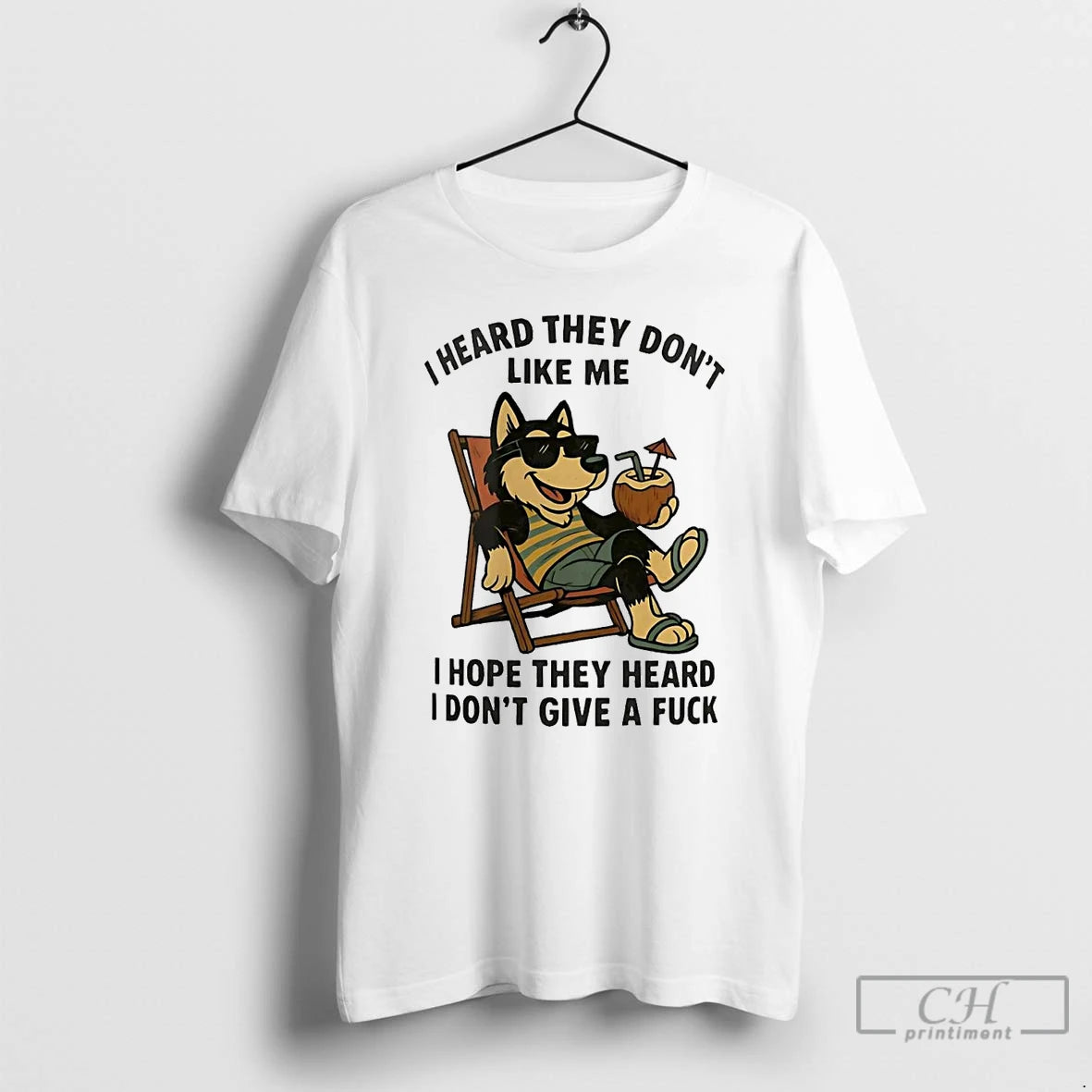 Classic Husky I Heard They Dont Like Me I Hope They Heard I Dont Give T-Shirts, Hoodie, Sweatshirt | InkRitualCo.com