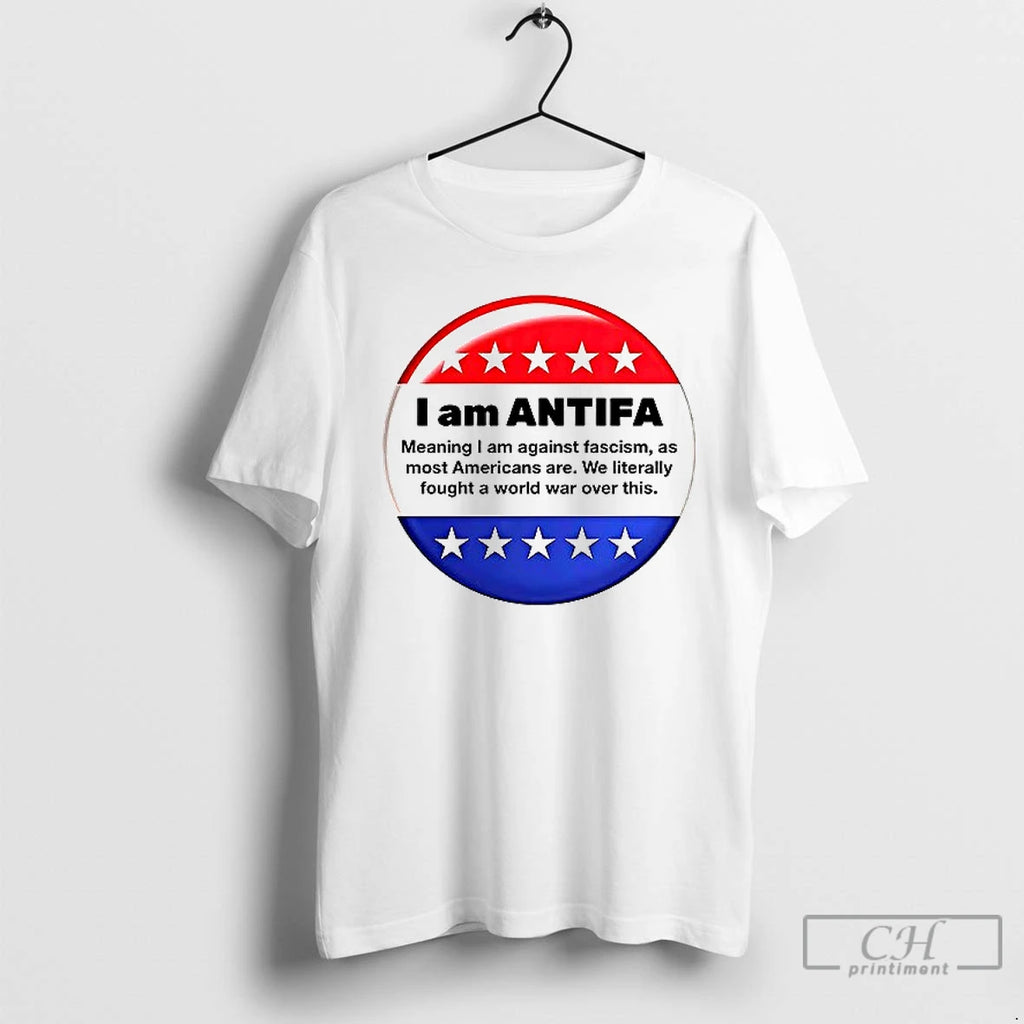 Classic I Am Antifa Meaning I Am Against Fascism As Most Americans Are T-Shirts, Hoodie, Sweatshirt | InkRitualCo.com