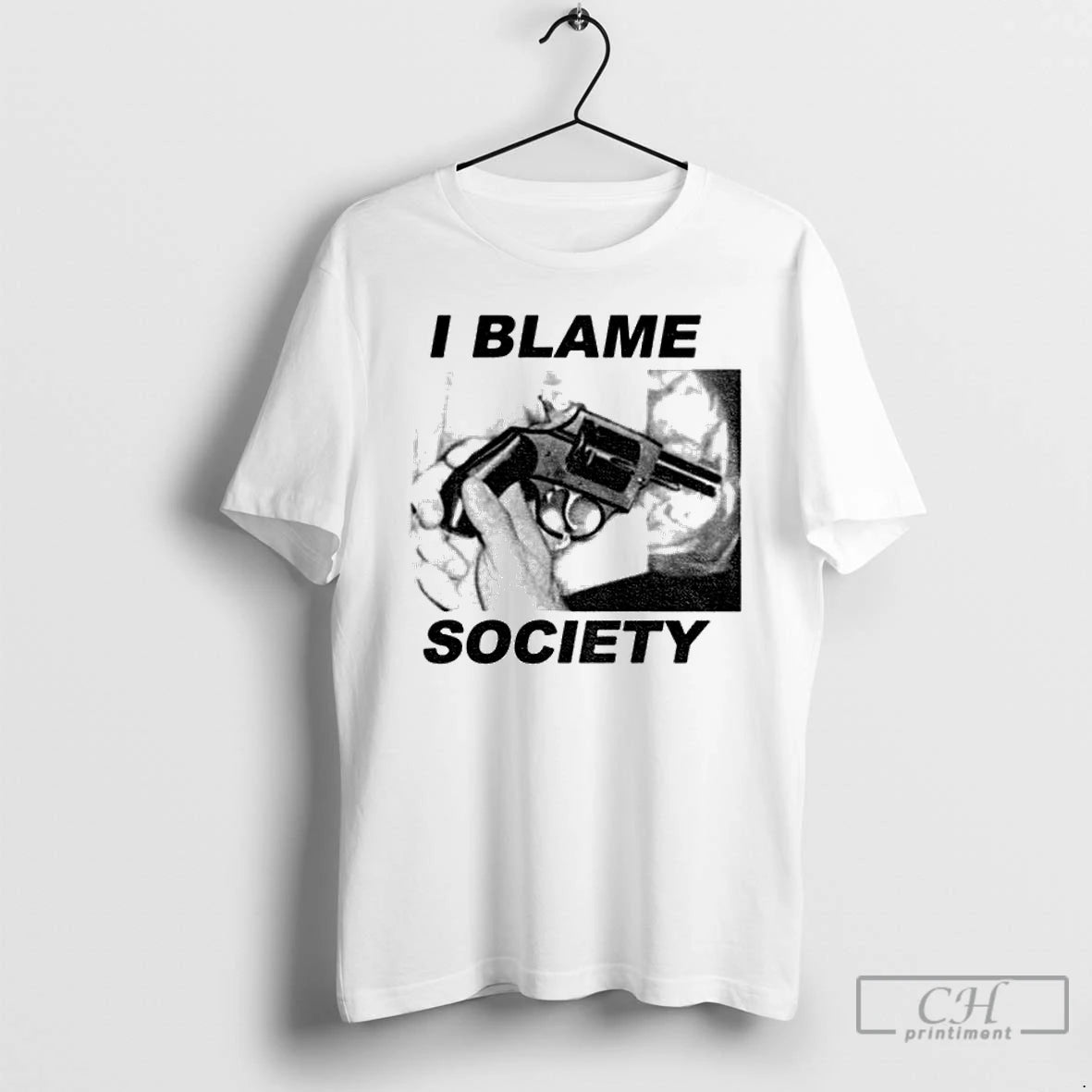 Classic I Blame Society Vintage T-Shirts, Hoodie, Sweatshirt | InkRitualCo.com