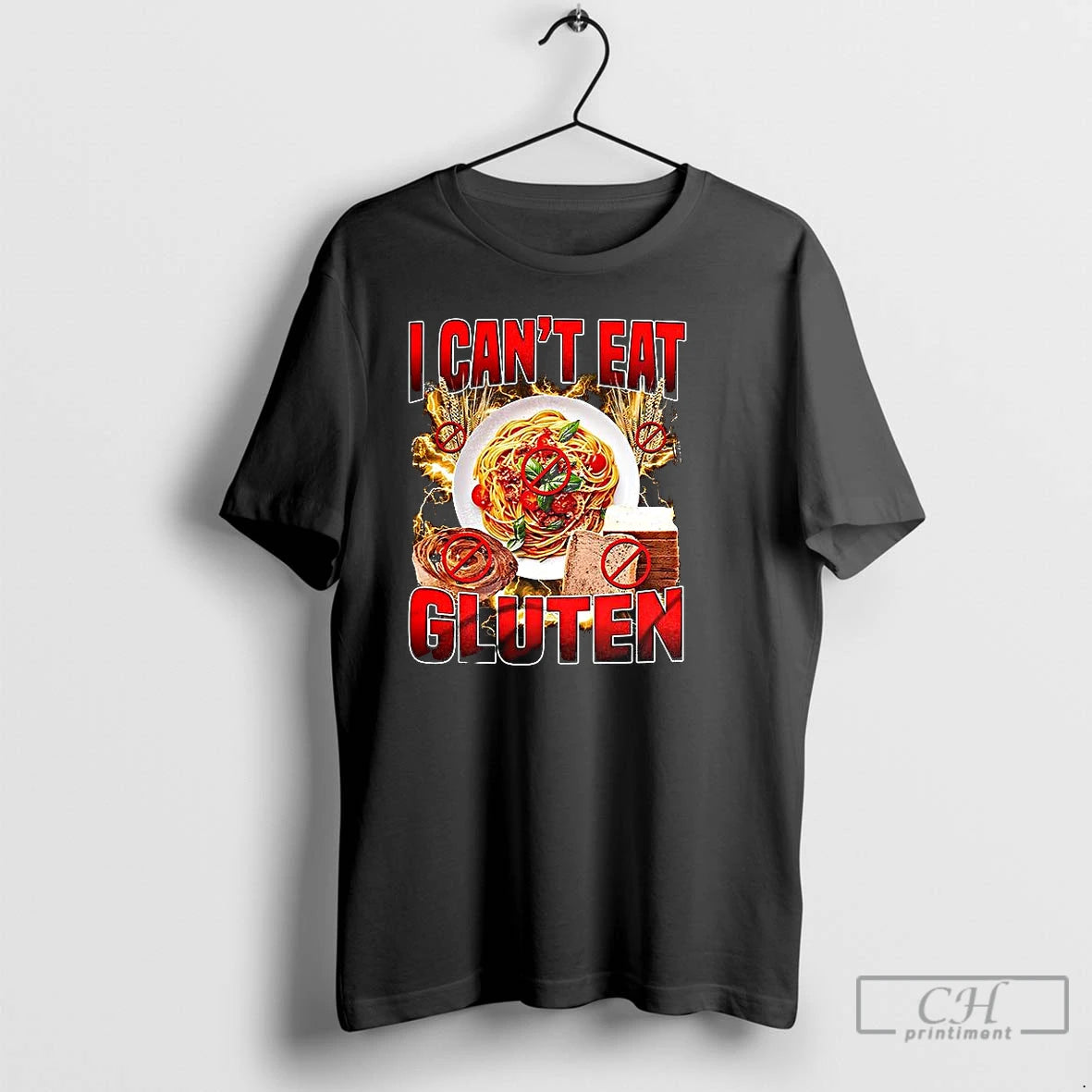 Classic I Cant Eat Gluten Gluten Intolerance T-Shirts, Hoodie, Sweatshirt | InkRitualCo.com