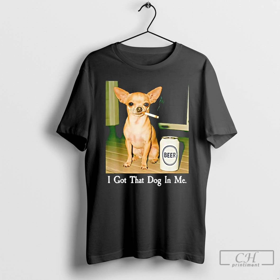 Classic I Got That Dog In Me Chihuahua Smoking Beer Meme T-Shirts, Hoodie, Sweatshirt | InkRitualCo.com