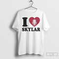 Classic I Love Skylar Ellison Heart Arkansas Razorbacks T-Shirts, Hoodie, Sweatshirt | InkRitualCo.com