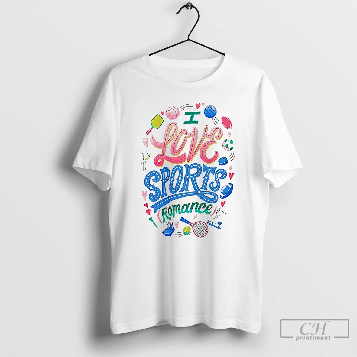 Classic I Love Sports Romance Style Symbols T-Shirts, Hoodie, Sweatshirt | InkRitualCo.com