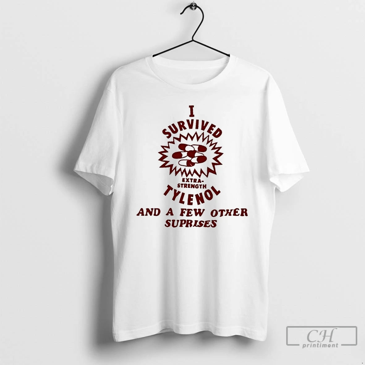 Classic I Survived Extra Strength Tylenol And A Few Other Surprises T-Shirts, Hoodie, Sweatshirt | InkRitualCo.com