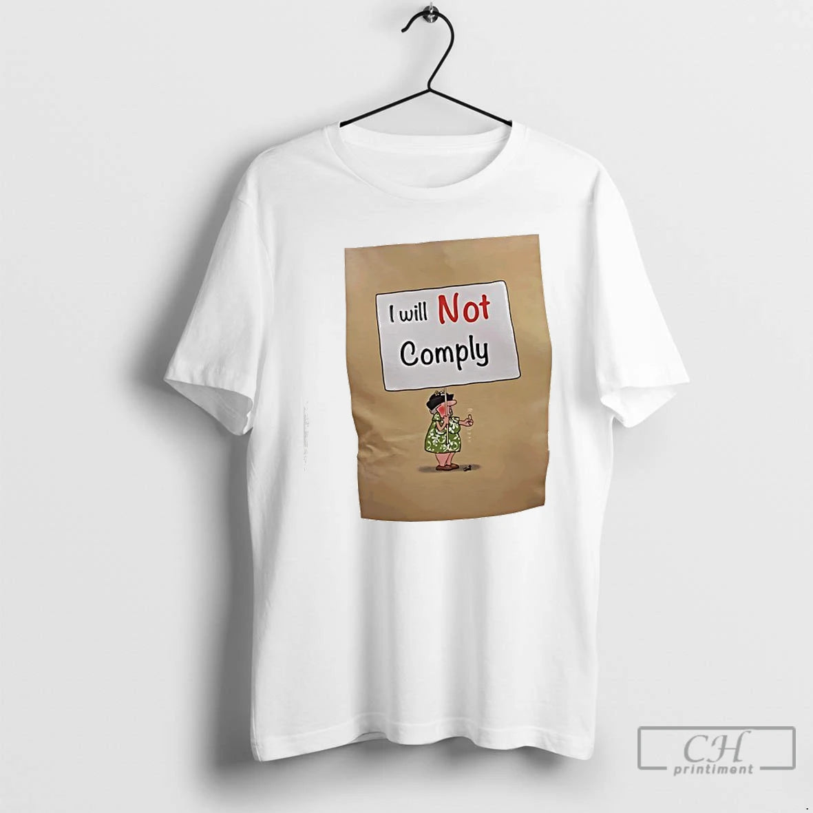 Classic I Will Not Comply Graphic T-Shirts, Hoodie, Sweatshirt | InkRitualCo.com