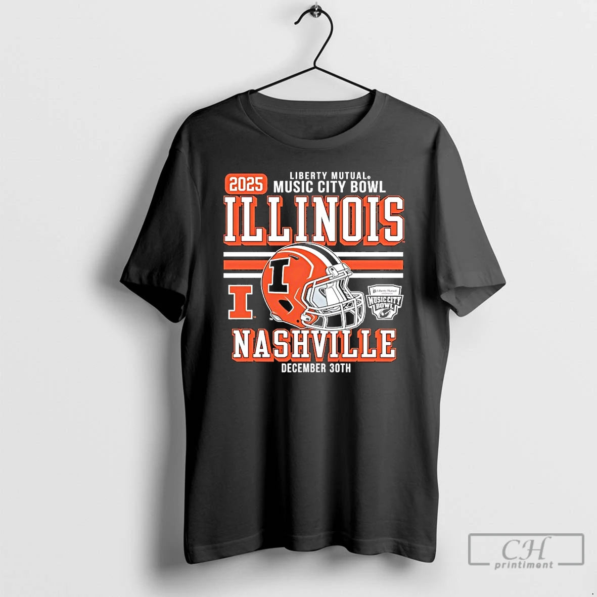 Classic Illinois Fighting Illini Football 2025 Music City Bowl Helmet T-Shirts, Hoodie, Sweatshirt | InkRitualCo.com