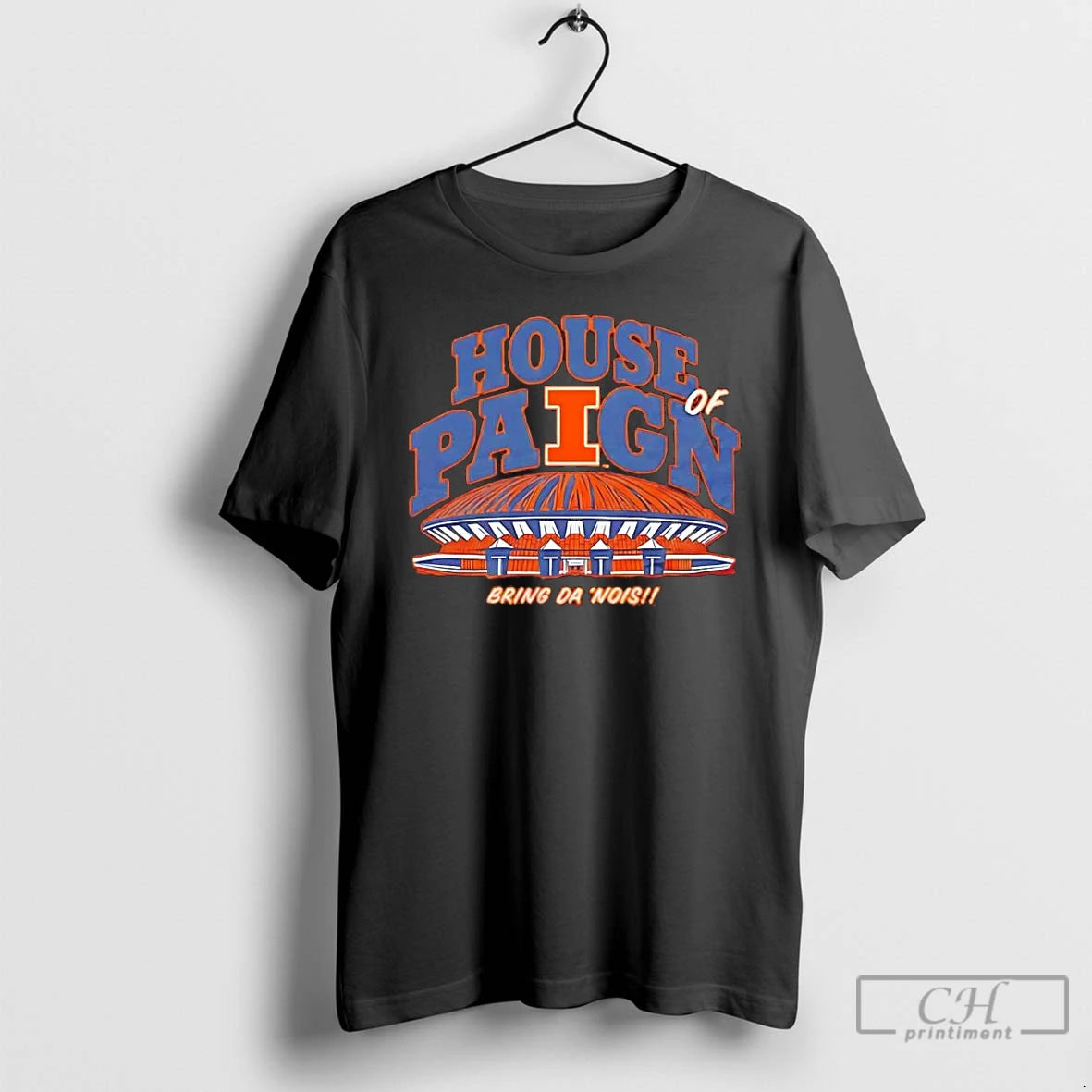Classic Illinois Fighting Illini House Of Paign Bring Da Nois T-Shirts, Hoodie, Sweatshirt | InkRitualCo.com