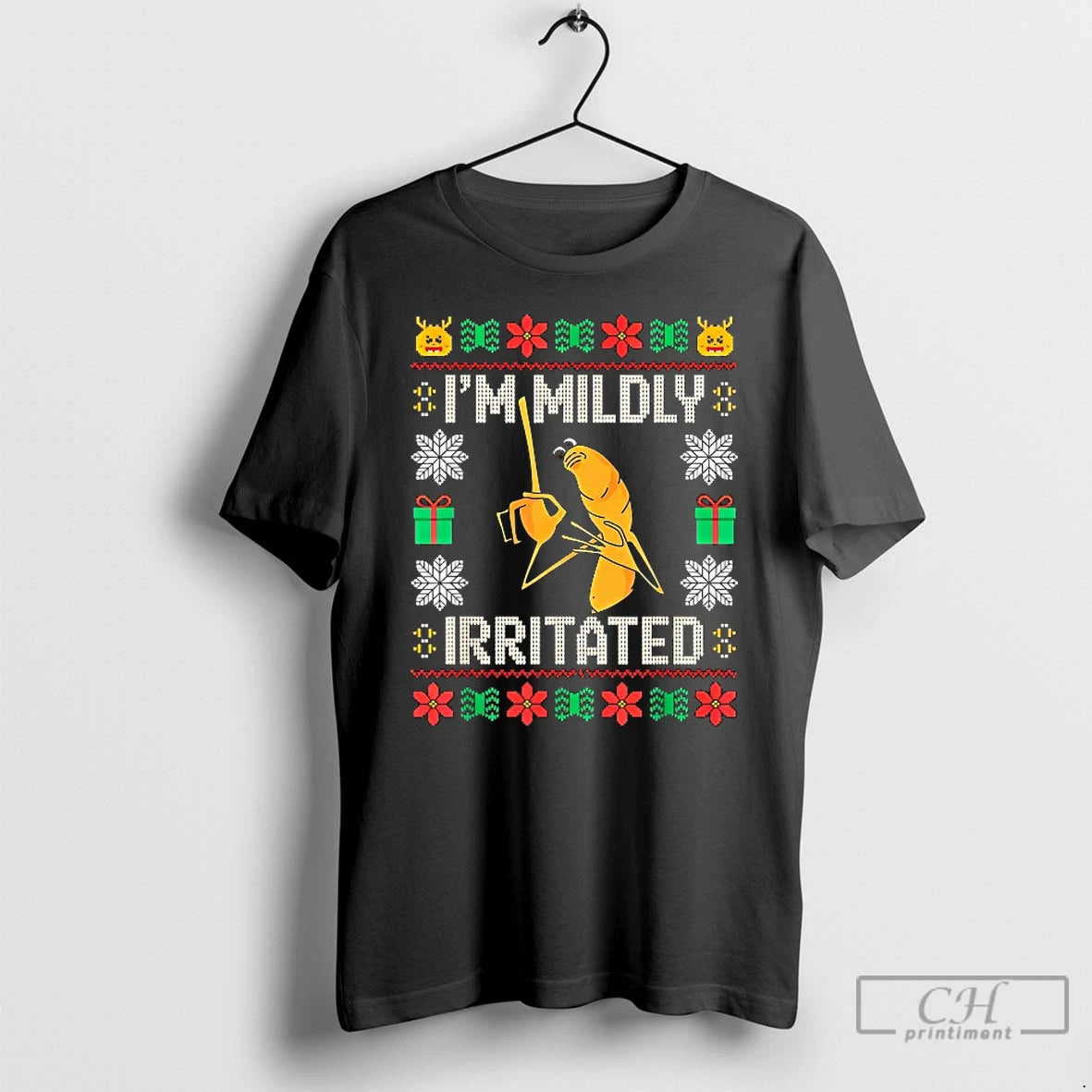 Classic Im Mildly Irritated Marcus Worm Christmas T-Shirts, Hoodie, Sweatshirt | InkRitualCo.com