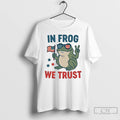 Classic In Frog We Trust Portland Frog T Shirts Hoodie, Sweatshirt | InkRitualCo.com