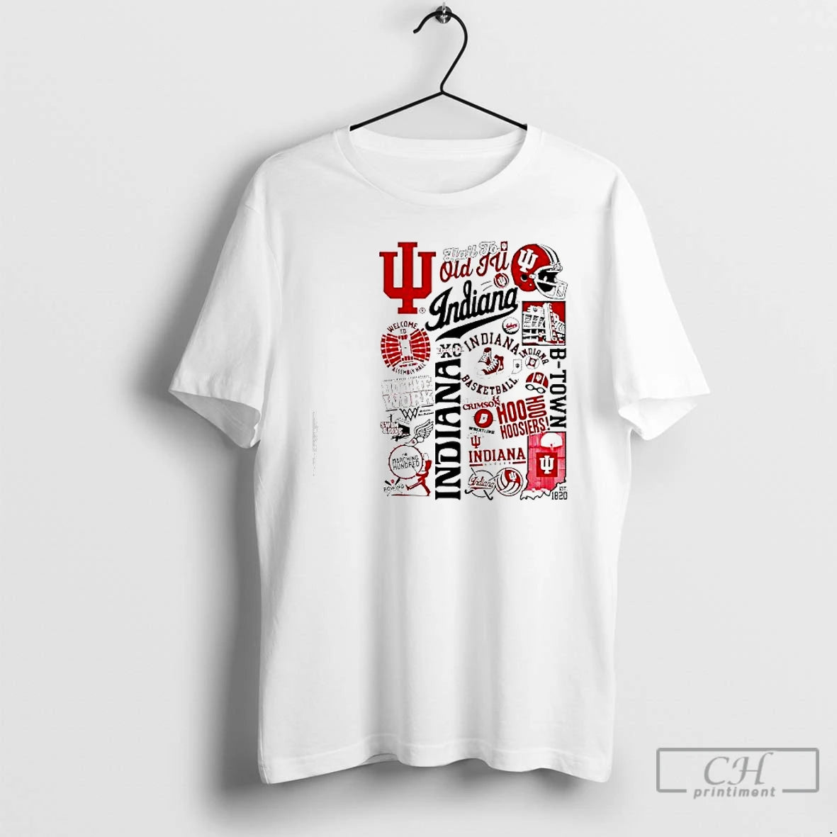 Classic Indiana Basketball Hail To Old Scatter Logo T-Shirts, Hoodie, Sweatshirt | InkRitualCo.com