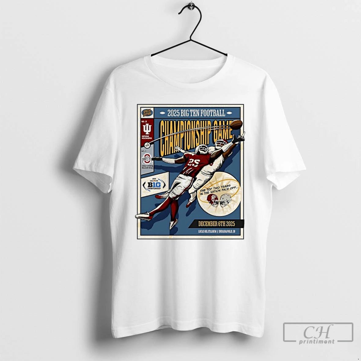 Classic Indiana Football 2025 Big Ten Football Championship Game Vintage T-Shirts, Hoodie, Sweatshirt | InkRitualCo.com