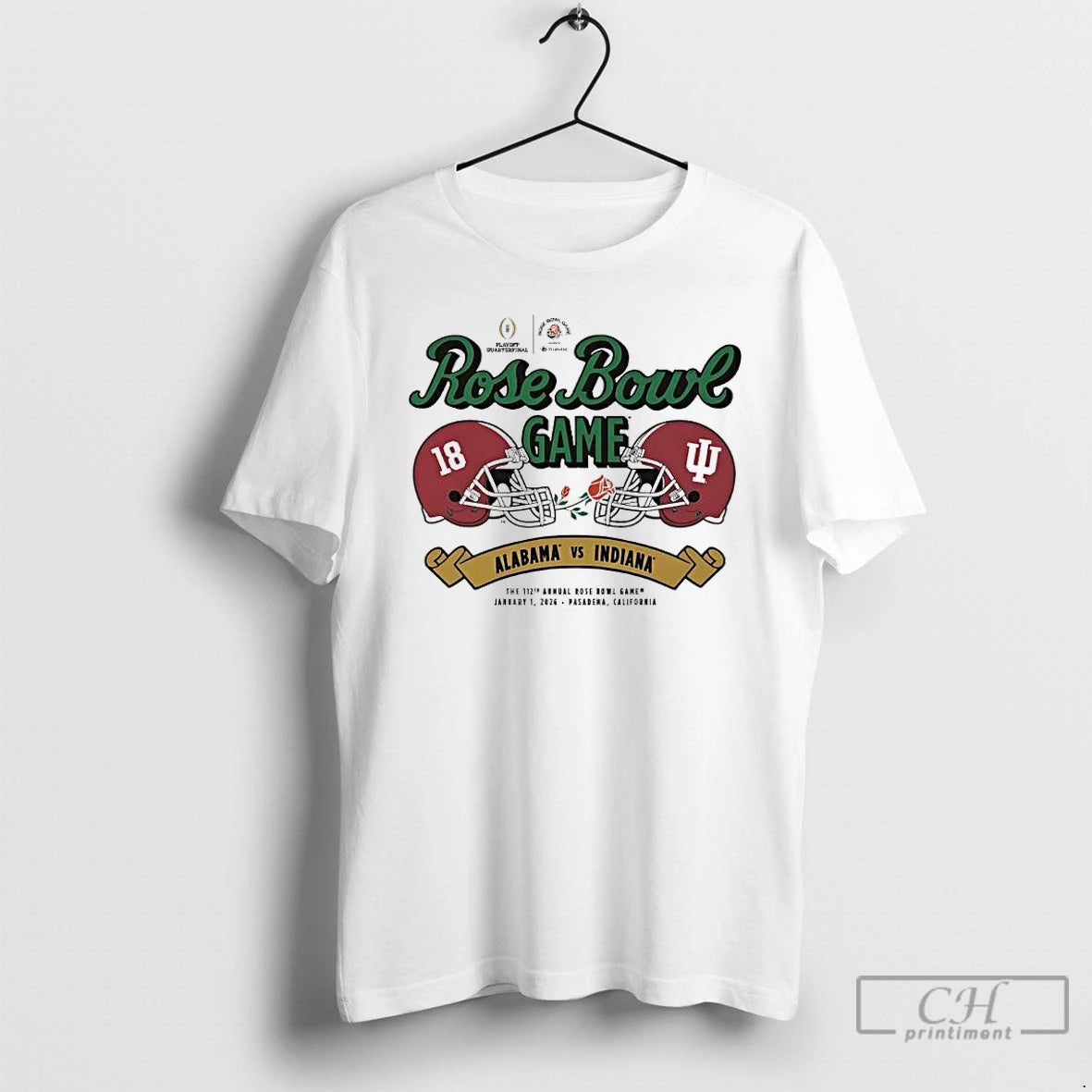 Classic Indiana Vs Alabama 2026 Rose Bowl Game Helmet Matchup T-Shirts, Hoodie, Sweatshirt | InkRitualCo.com