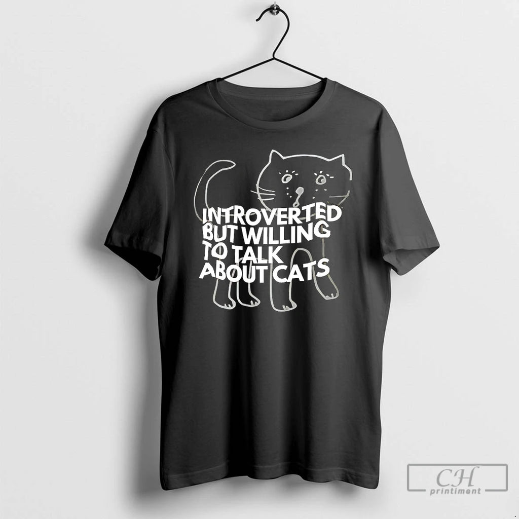 Classic Introverted But Willing To Walk About Cats T-Shirts, Hoodie, Sweatshirt | InkRitualCo.com