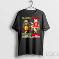 Classic Iowa Hawkeyes On Saturdays Vs Kansas City Chiefs On Sundays Mascot Skyline T Shirts Hoodie, Sweatshirt