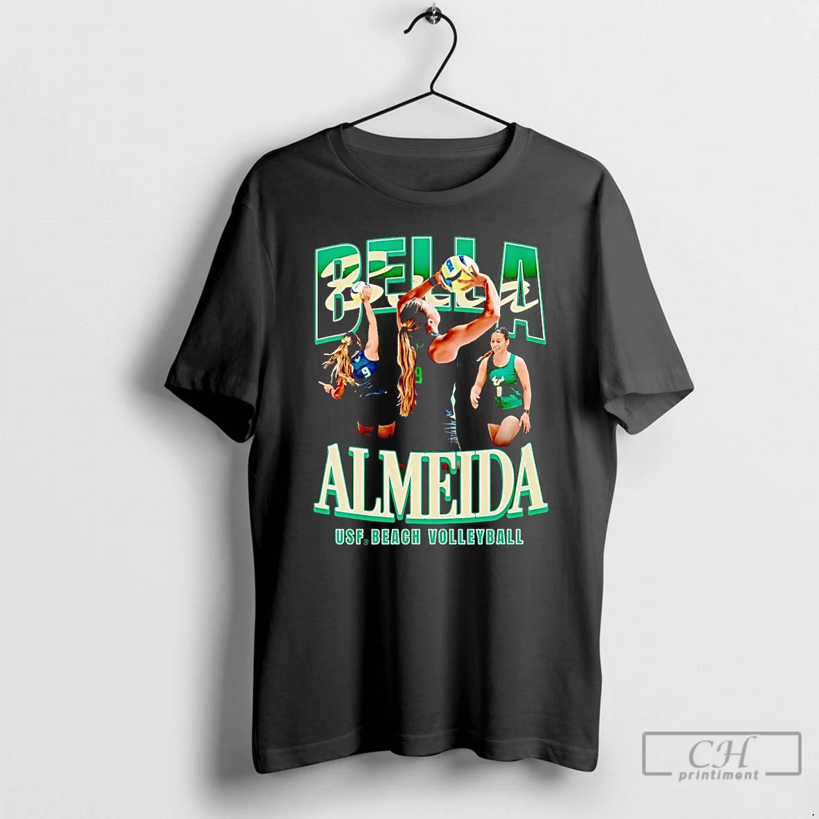 Classic Isabella Almeida 90s Picture Collage Usf Beach Volleyball T Shirts Hoodie, Sweatshirt | InkRitualCo.com
