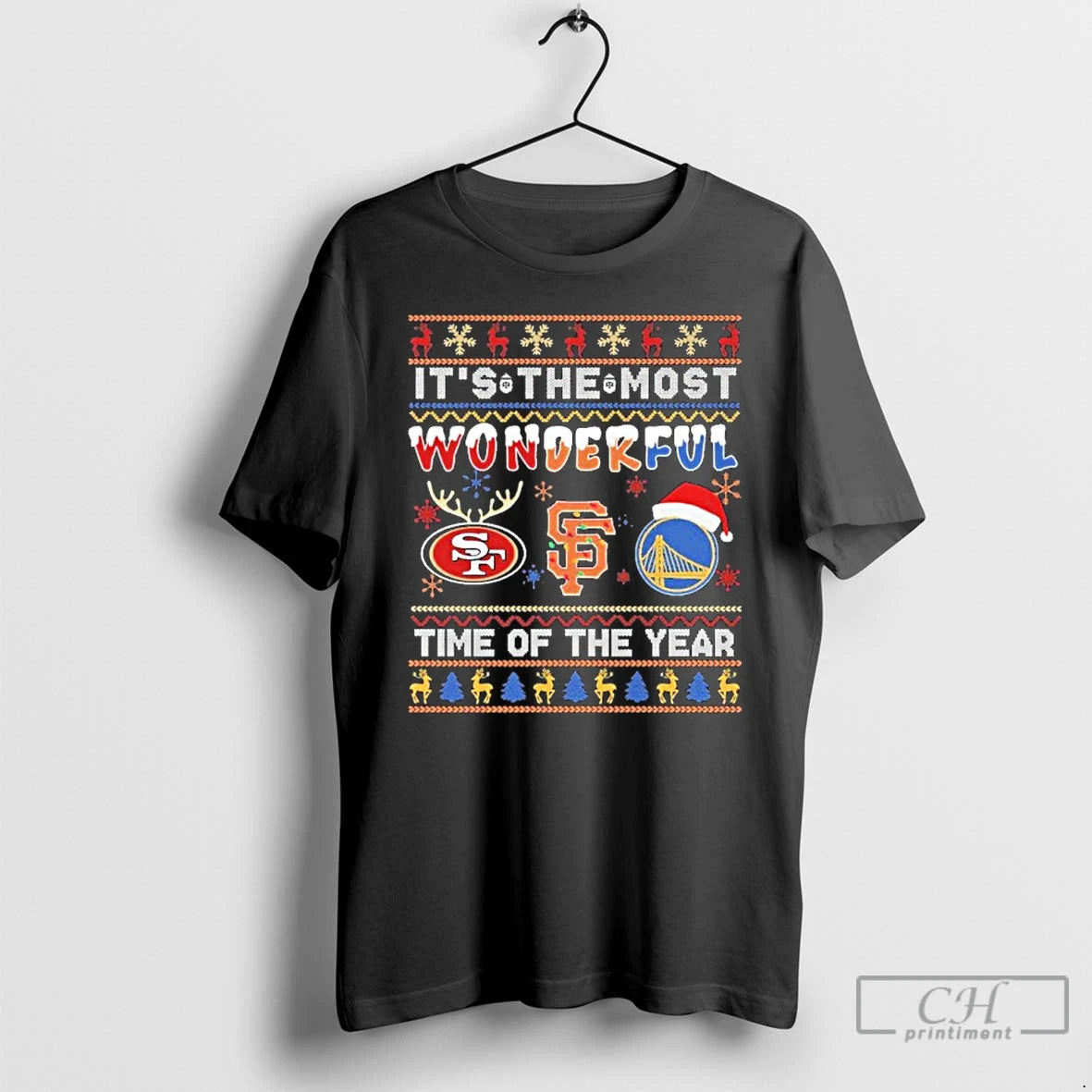 Classic Its The Most Wonderful San Francisco Logo Time Of The The Year Ugly T-Shirts, Hoodie, Sweatshirt | InkRitualCo.com