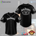 Classic Jack Daniel Old Time Baseball Jersey