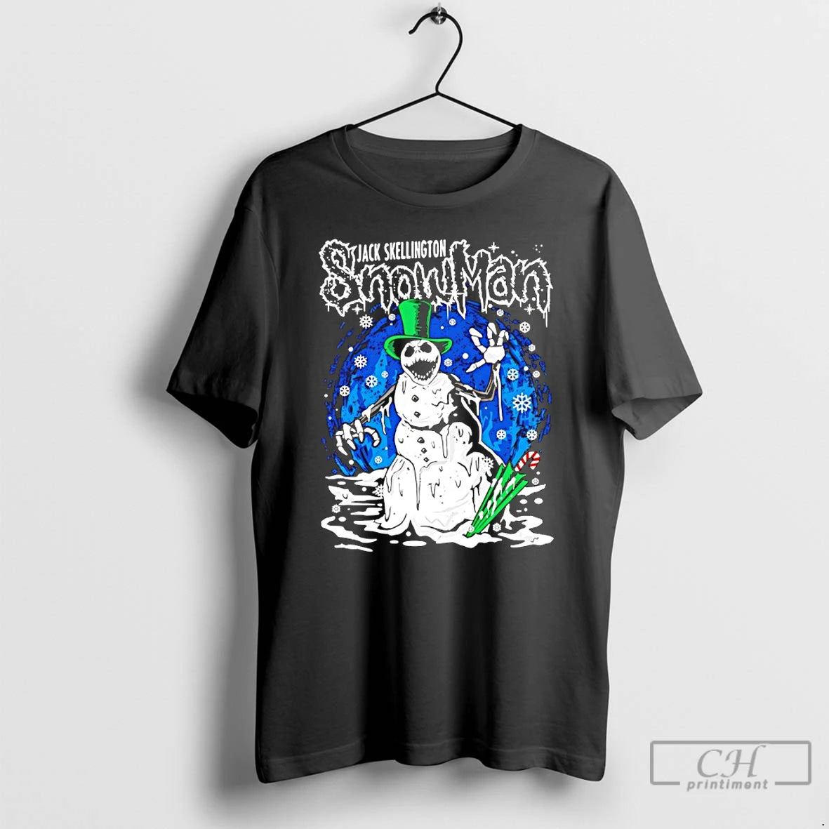 Classic Jack Skellington Snowman Horror Christmas T-Shirts, Hoodie, Sweatshirt | InkRitualCo.com
