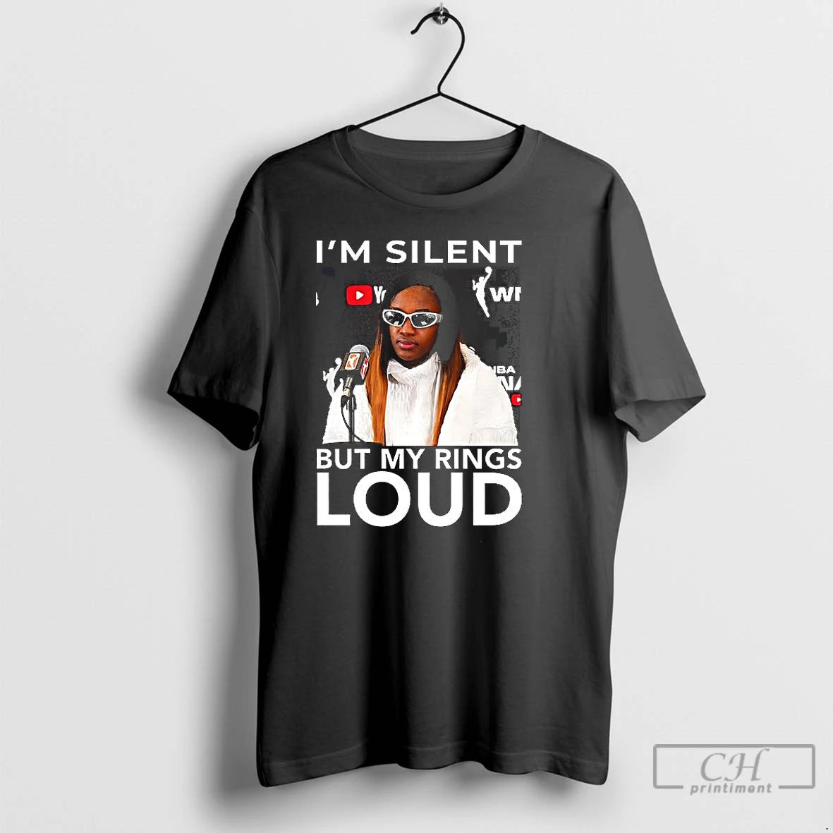 Classic Jackie Young Im Silent But My Ring Loud T Shirts Hoodie, Sweatshirt | InkRitualCo.com